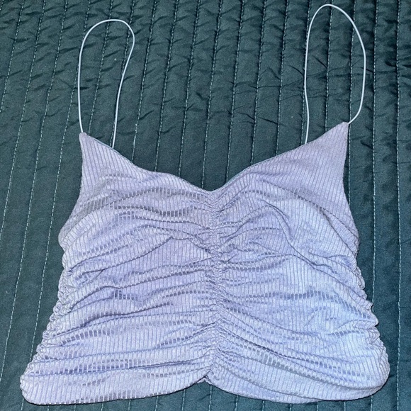 Urban Outfitters Tops - Urban Outfitters Purple Cinch Tank Top